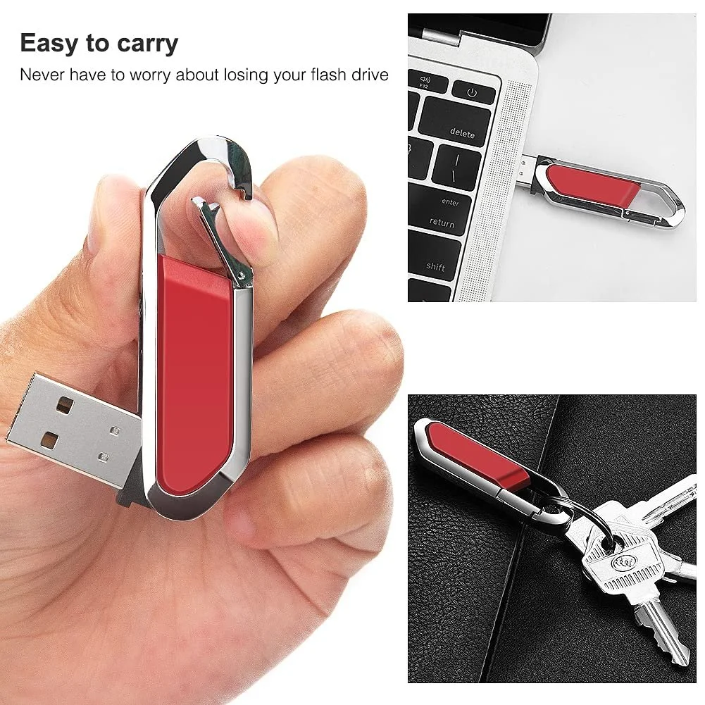 USB-накопичувач BORLTER CLAMP 64GB USB 2.0 Червоний, фото №3 USB-накопичувач BORLTER CLAMP 64GB USB 2.0 Червоний, фото №3