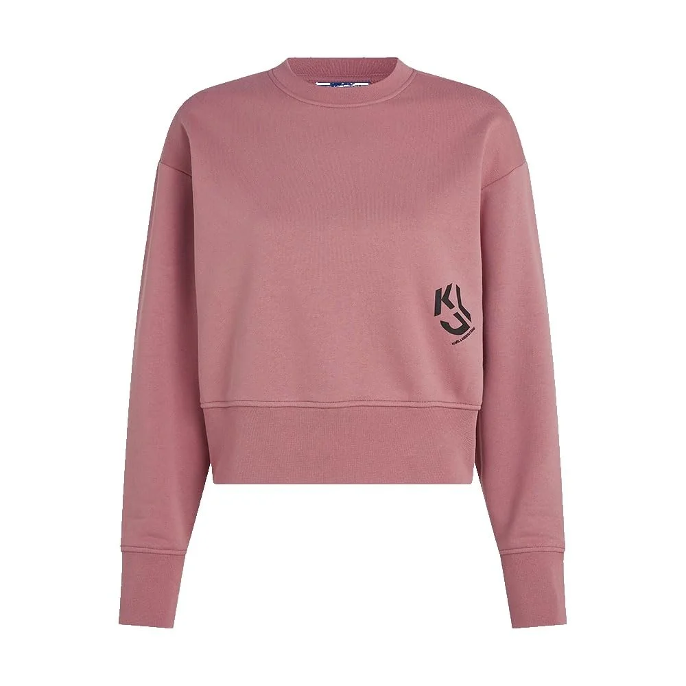 Жіночий світшот з логотипом-монограмою Karl Lagerfeld Jeans Regular Fit, фото №3