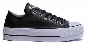 Кеды Converse Chuck Taylor All Star Lift OX Chucks 561681C Черный/Белый synthetic.ua - Фото 1
