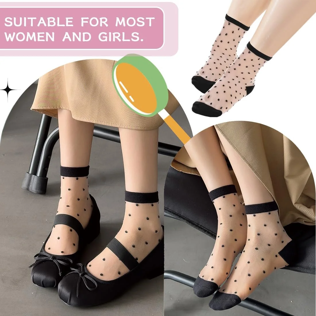 Шкарпетки з рюшами Жіночі, фото №5