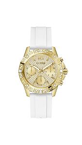 Женские часы GUESS Majesty GW0772L3 Силиконовый ремешок - Фото 1