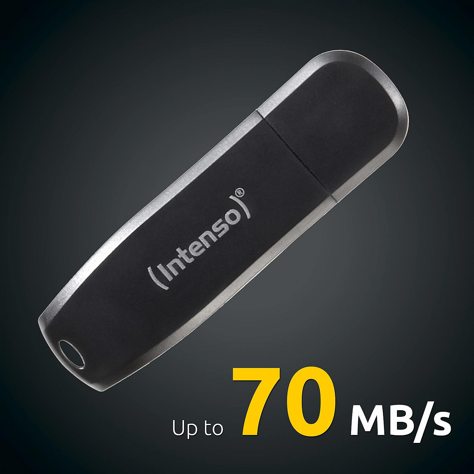 USB-флеш-накопичувач Intenso Speed Line 64GB USB 3.2 Gen 1x1 Black, фото №3