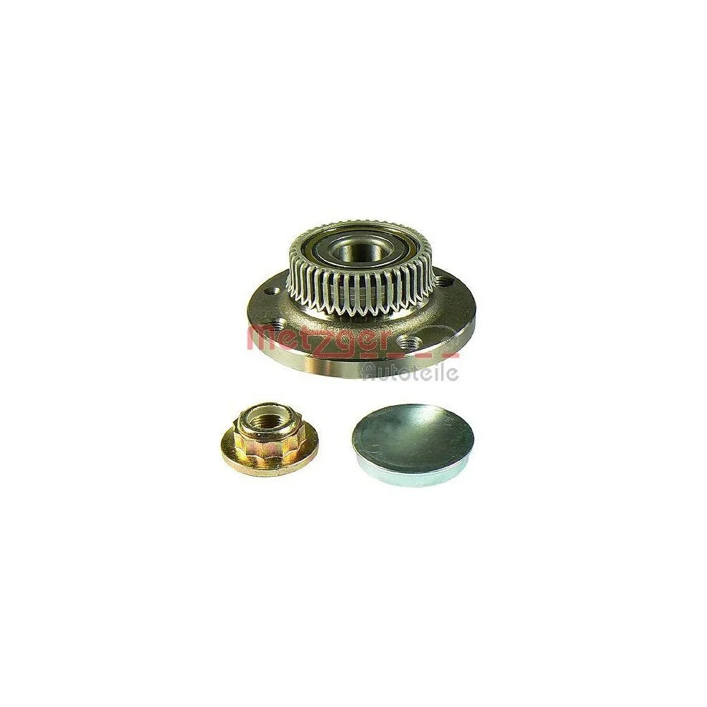 Комплект підшипника ступиці METZGER WM 2038 для VAG, задня вісь, фото №1