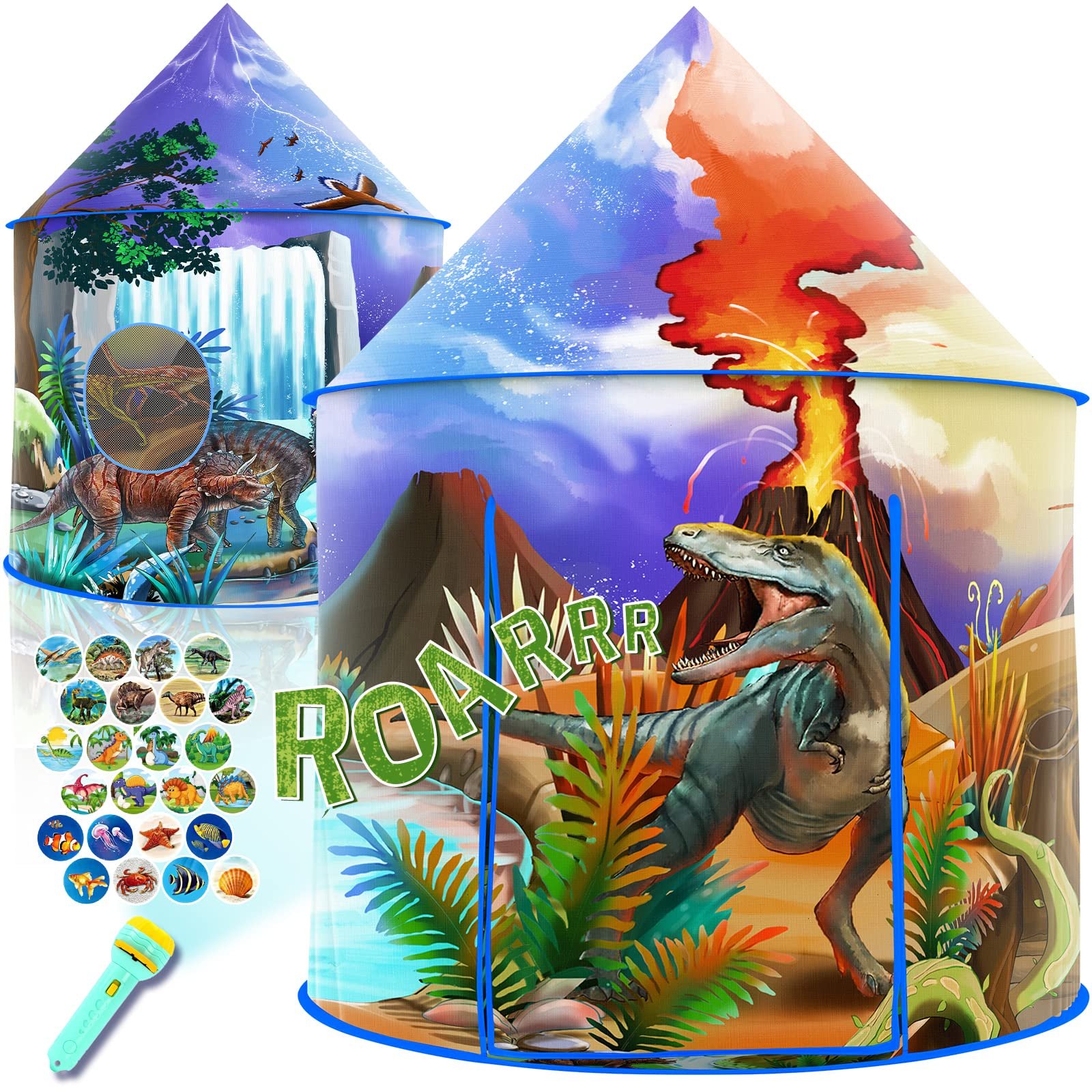 Палатка Игровая Детская Dinosaur Discovery Динозавр 135,1 см x 103,1 см, фото №1