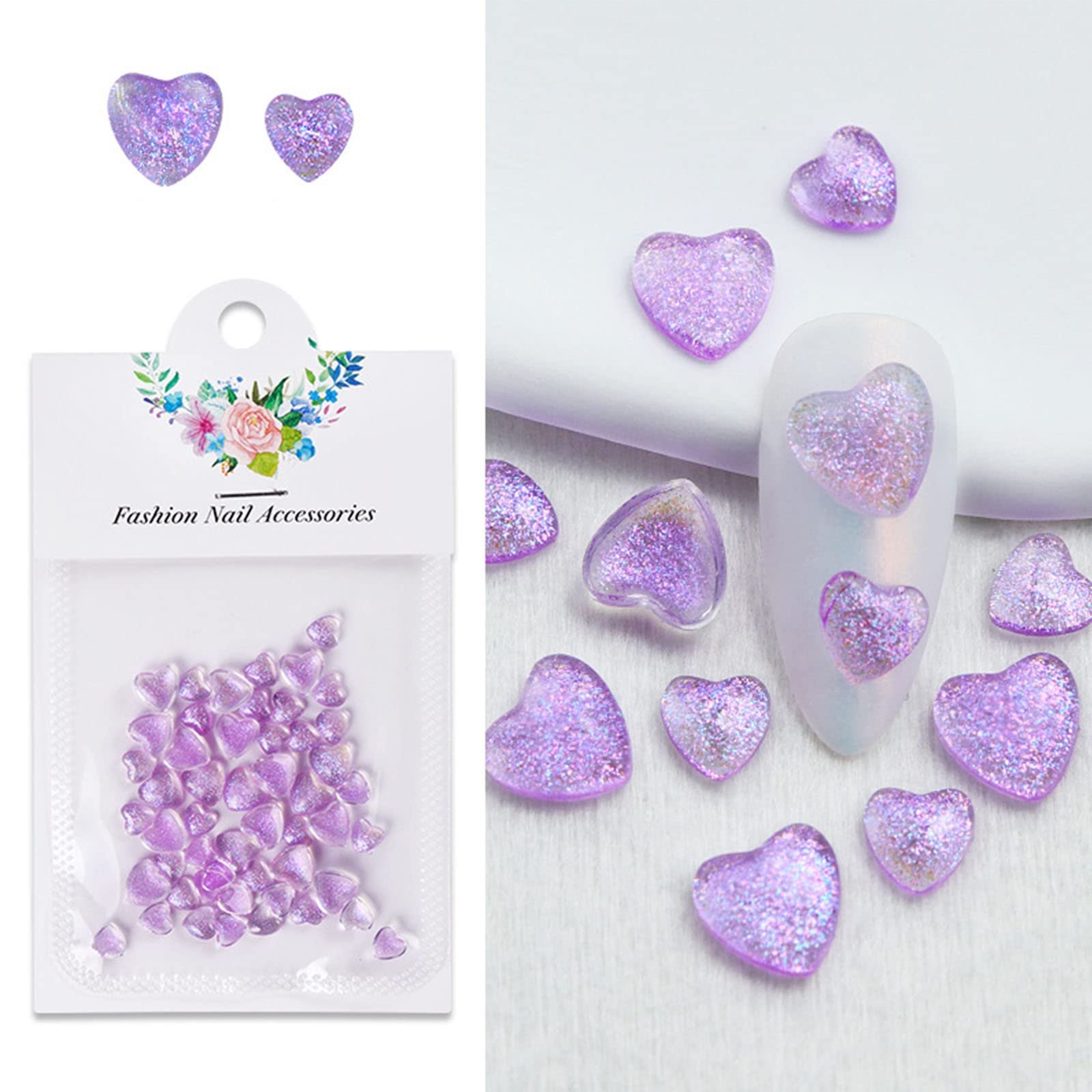 Стрази 3D-кристали 50 шт., фото №1