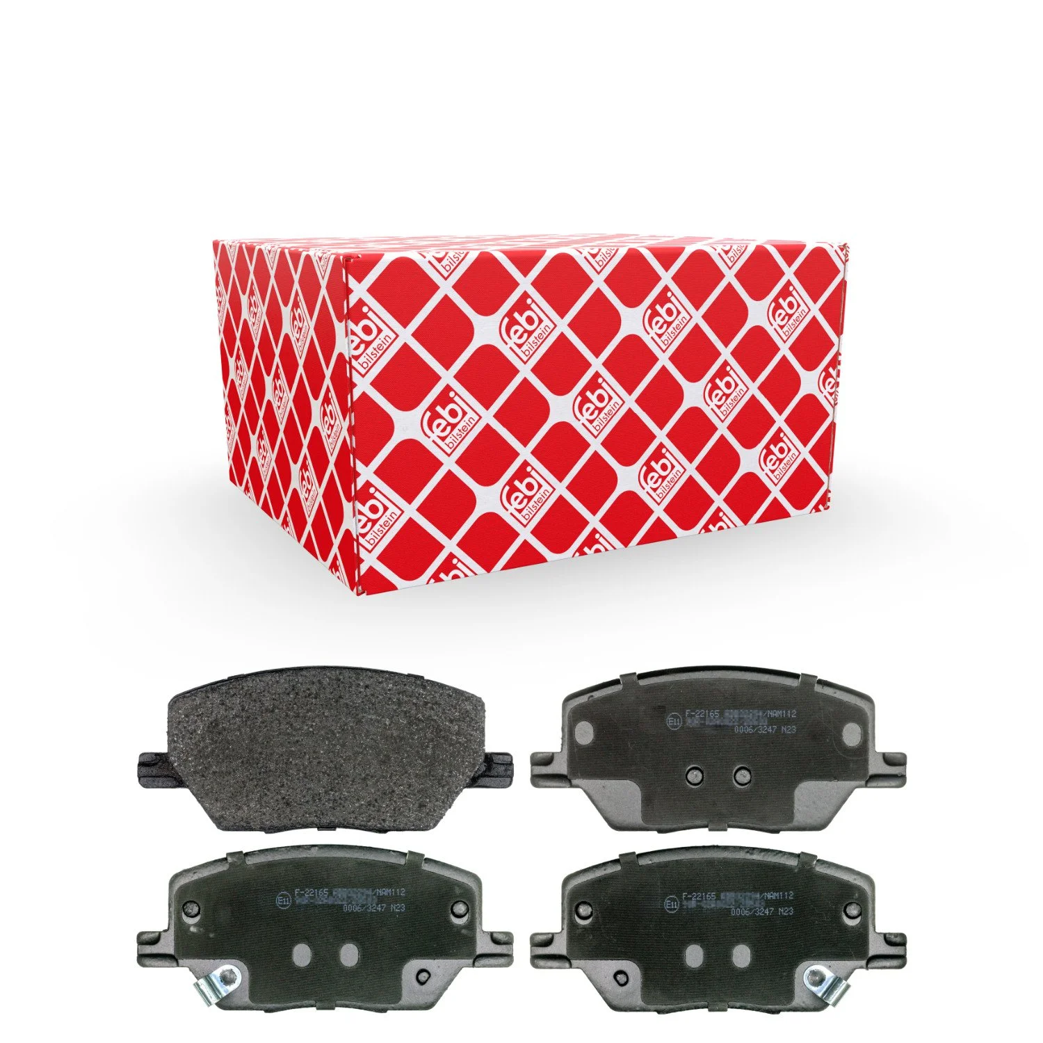 Комплект гальмівних колодок, дискове гальмо FEBI BILSTEIN 116381 для ALFA ROMEO FIAT JEEP, фото №1