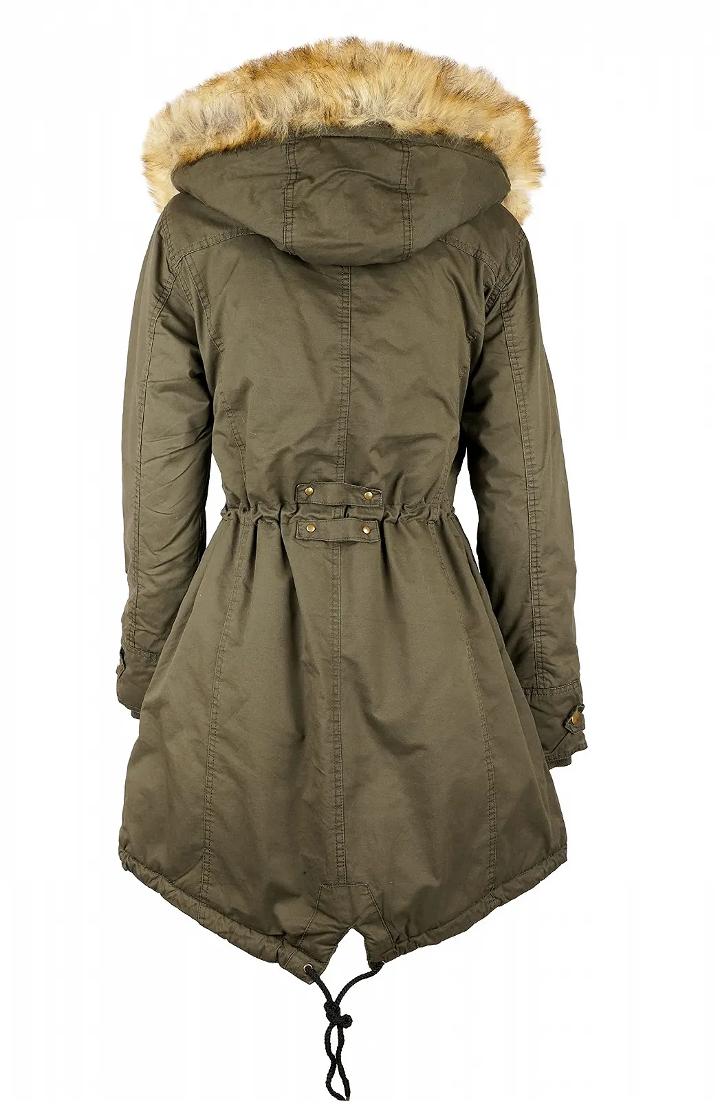 Женская зимняя парка VIN TE с капюшоном из искусственного меха, фото №5