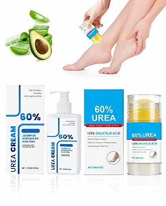 Набор Urea Cream 60% + Body Lotion крем для ног и лосьон для тела интенсивный уход - Фото 1