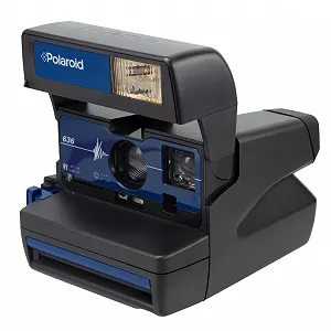 Фотокамера мгновенной печати Polaroid 636 Black / Blue с ремешком и инструкцией в оригинальной упаковке synthetic.ua - Фото 1