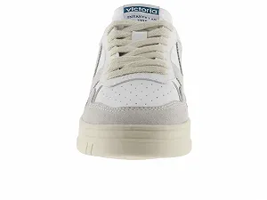 Кеды Victoria Seul Кожаный эффект, цветные вставки и вставки из спил-кожи с контрастом Унисекс synthetic.ua - Фото 1