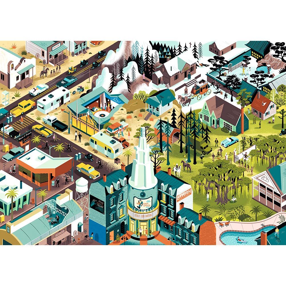 Пазл Heye Tarantino Films 299491 1000 элементов Серебристый, фото №2