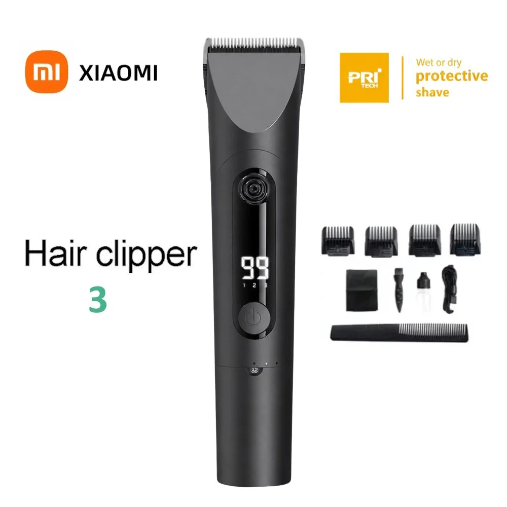Машинка для стрижки Xiaomi PRITech Hair Clipper 3 Black, фото №1