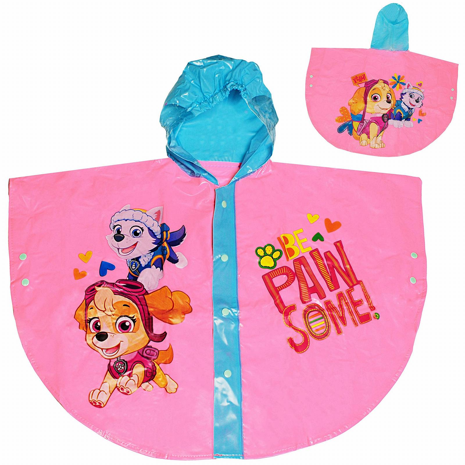 Дитячий плащ-пончо Paw Patrol Skye & Everest Розмір 128-146 Рожевий/різнокольоровий, фото №5 Дитячий плащ-пончо Paw Patrol Skye & Everest Розмір 128-146 Рожевий/різнокольоровий, фото №5