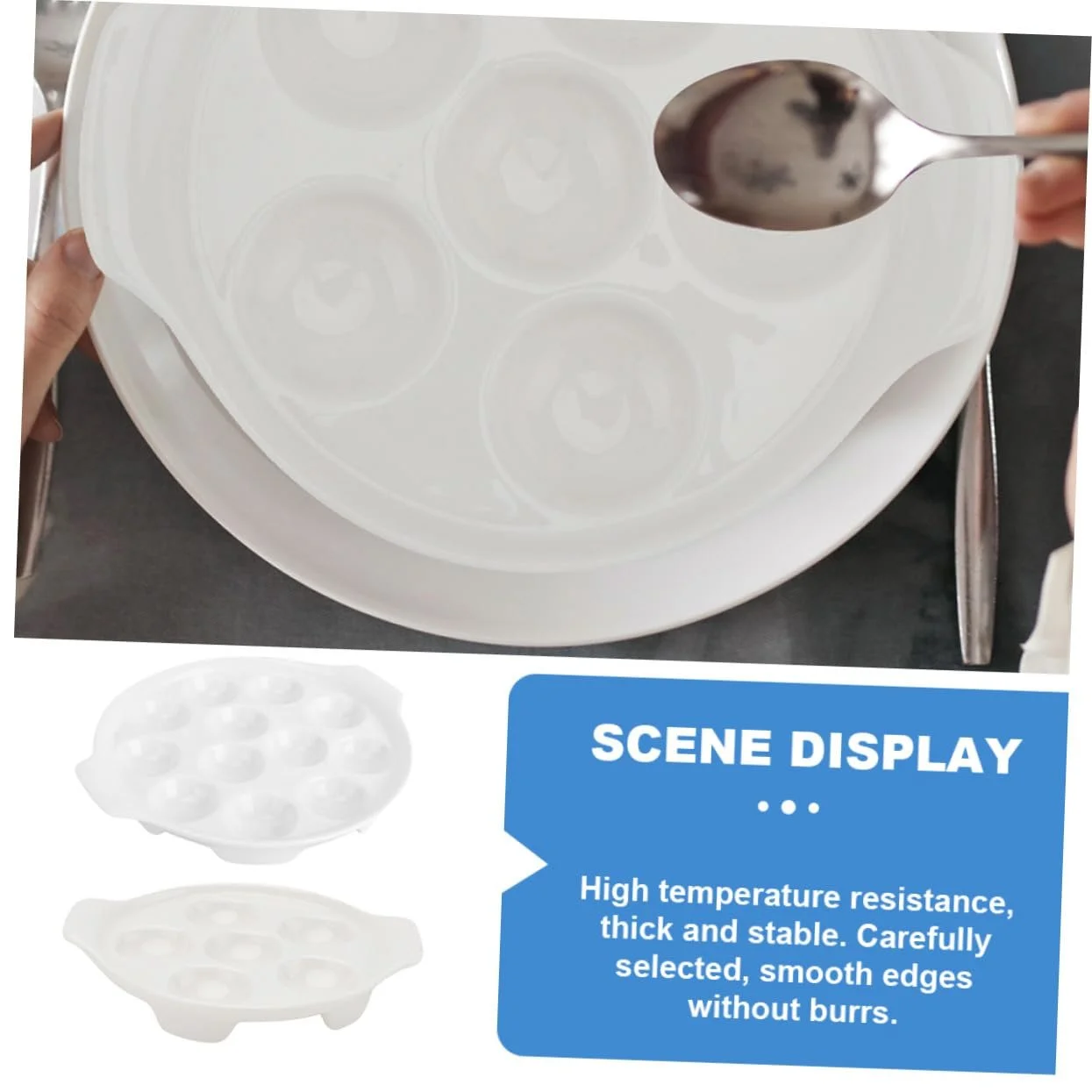 Формы для запекания Gatuida 2 шт керамические с ручками термостойкие для улиток и морепродуктов, фото №3 Формы для запекания Gatuida 2 шт керамические с ручками термостойкие для улиток и морепродуктов, фото №3