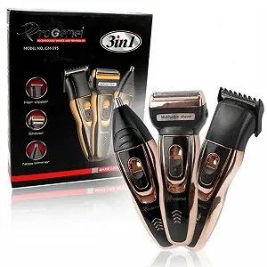Набор для стрижки Gemei GM 595 Hair Trimmer электробритва триммер с насадками Джемей synthetic.ua - Фото 1