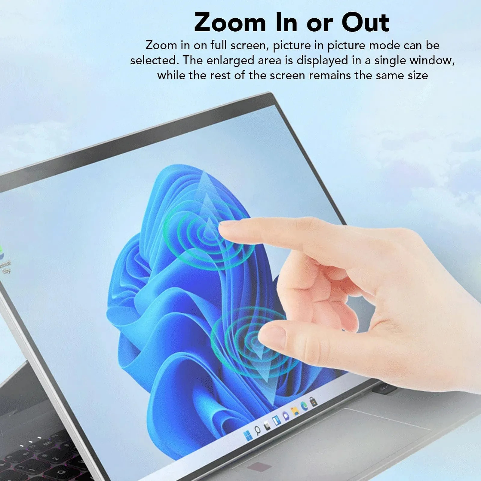 Планшет Zunate 14 дюймів сенсорний PC з Quad Core CPU 16GB + 256GB, фото №5 Планшет Zunate 14 дюймів сенсорний PC з Quad Core CPU 16GB + 256GB, фото №5