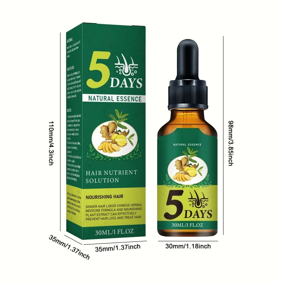 Сироватка для волосся Імбирна Інтенсивний догляд, фото №8