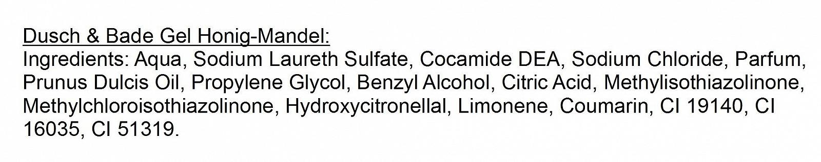 Гель для душу та піна для ванни Frankonia BATH & SPA Honey and Almond з мигдальною олією 250 мл, фото №2