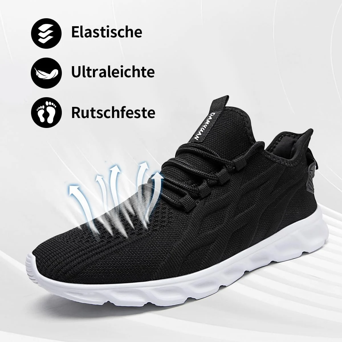 Чоловічі Кросівки VGPSFN для Бігу Спортивні Легкі Дихаючі, фото №2