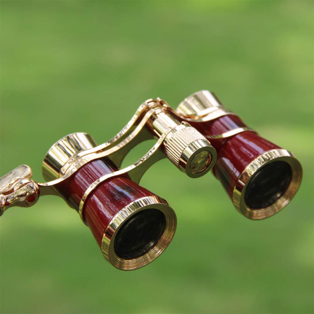 Бінокль BIlinli Mini Protable Vintage Glasses Telescope з ручкою Модний Елегантний багатофункціональний аксесуар для опери, театру, перегонів, фото №3