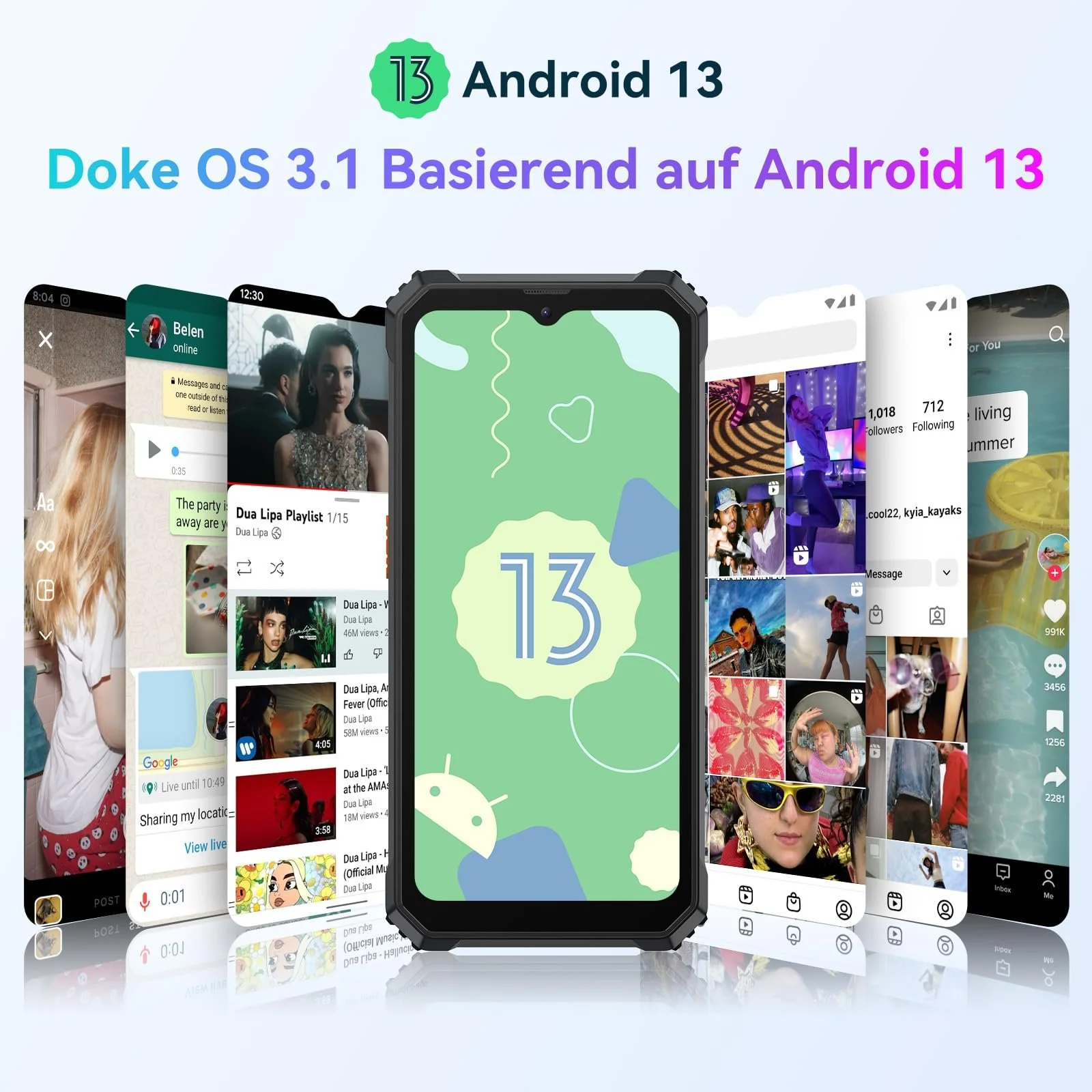 Смартфон Blackview BV6200 Pro 8/128 ГБ 13000 мАг Helio P35 6.56" HD+ 13 Мп + 8 Мп 4G Dual SIM 98 дБ Speaker, фото №2 Смартфон Blackview BV6200 Pro 8/128 ГБ 13000 мАг Helio P35 6.56" HD+ 13 Мп + 8 Мп 4G Dual SIM 98 дБ Speaker, фото №2