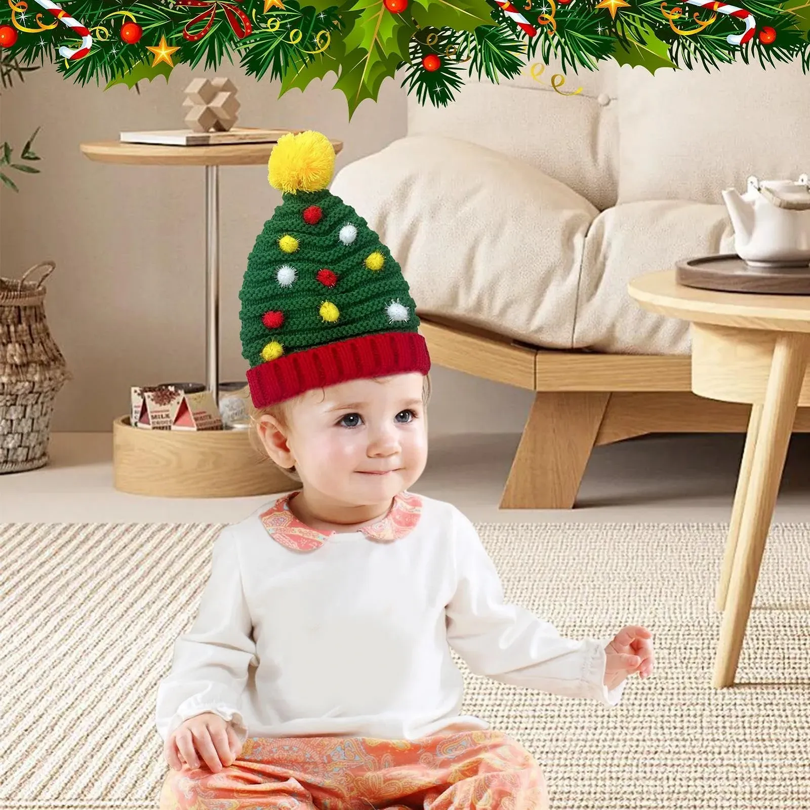 Новогодняя шапка Вязаная, фото №3 Новогодняя шапка Вязаная, фото №3