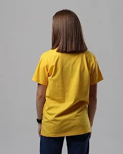 Жовта бавовняна однотонна футболка унісекс ціна на synthetic.ua - Фото 1 Жовта бавовняна однотонна футболка унісекс synthetic.ua - Фото 1