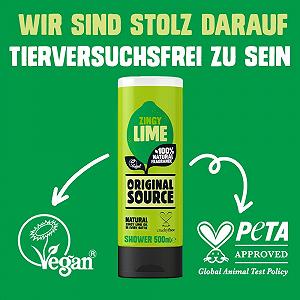 Гель для душа Original Source Lime 500 мл 6 шт. synthetic.ua - Фото 1