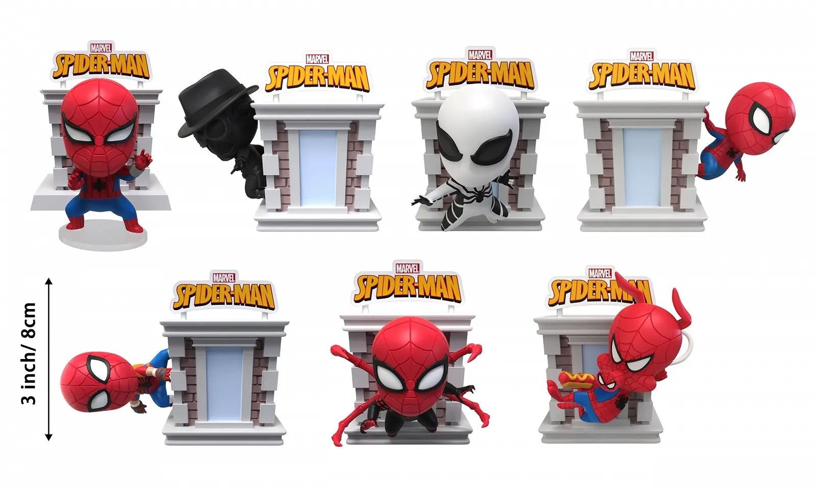 Фігурка Yume Toys Marvel Mini Hero Box Tower Series Spider-Man 8 см, фото №3