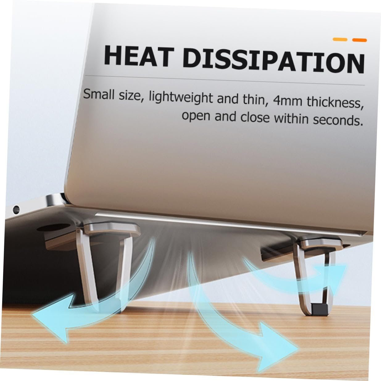 Подставка для ноутбука из алюминиевого сплава, регулируемая по высоте, стабильная подставка для ноутбука с треугольной структурой для лучшей вентиляции и нескользящим основанием для стола и кровати, случайный цвет, фото №7 Подставка для ноутбука из алюминиевого сплава, регулируемая по высоте, стабильная подставка для ноутбука с треугольной структурой для лучшей вентиляции и нескользящим основанием для стола и кровати, случайный цвет, фото №7