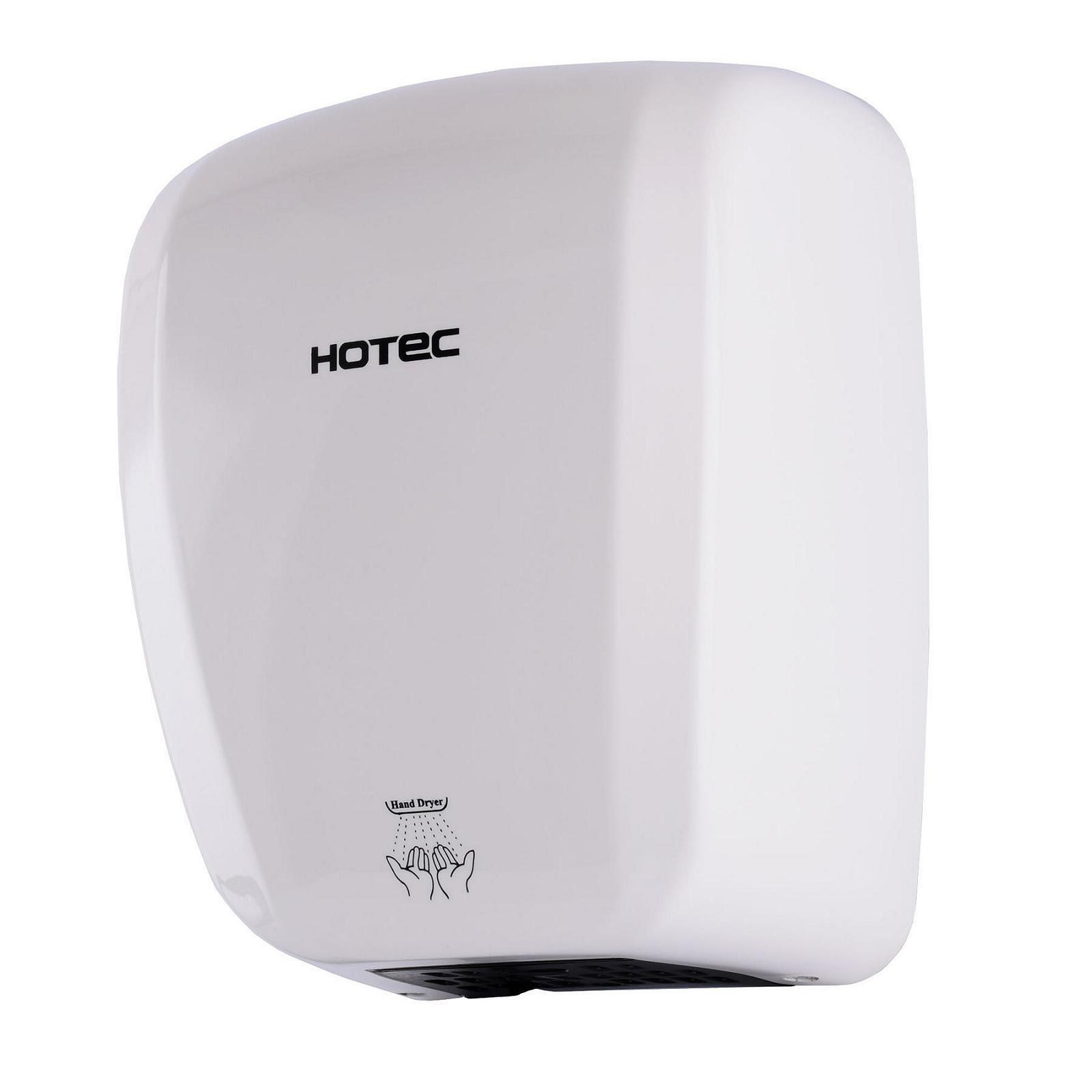 Сушарка для рук HOTEC 11.231 ABS White сенсорна корпус пластик білий 220В 1800Вт, фото №2