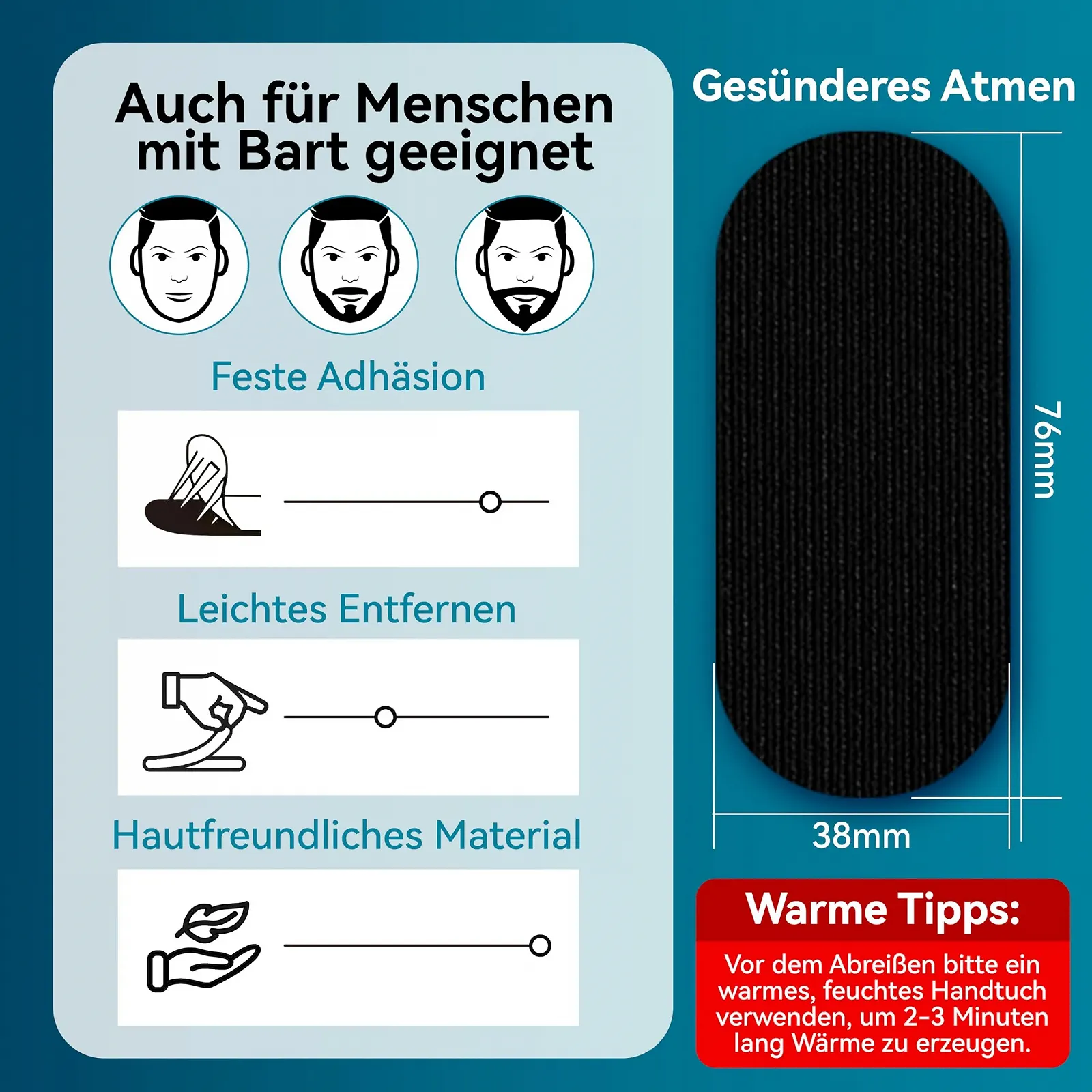 Пластыри от храпа, 50 шт, фото №4