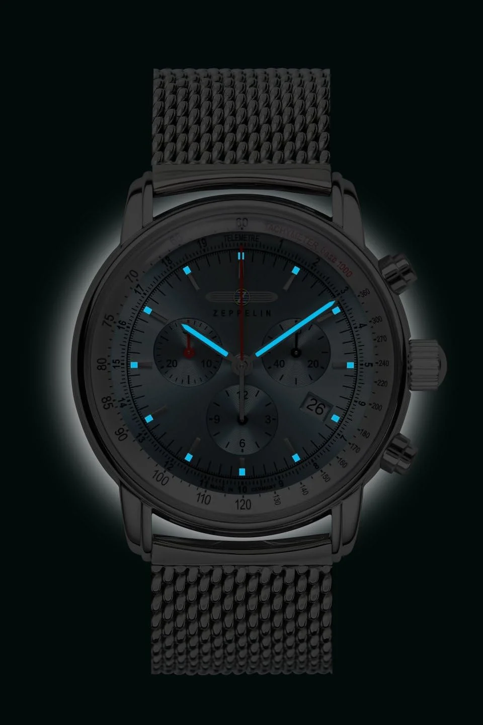 Годинник Zeppelin LZ14 Marine Кварцовий Хронограф 8886M-3, фото №2 Годинник Zeppelin LZ14 Marine Кварцовий Хронограф 8886M-3, фото №2