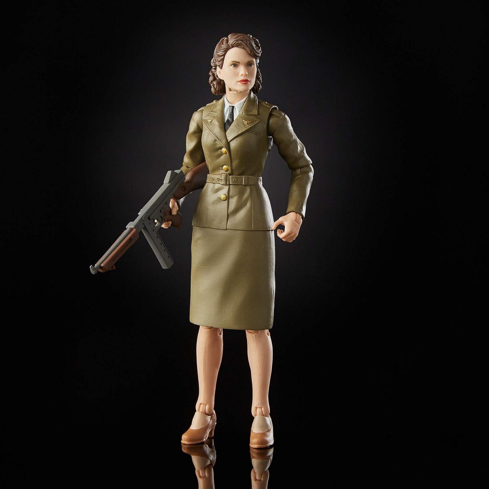 Фигурка, Marvel Legends Series, Капитан Америка: Первый мститель, 15 см, по мотивам фильма "Капитан Америка" и Пегги Картер, коллекционная, в упаковке 2 шт., фото №6