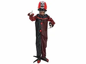 Фігурка EUROPALMS Halloween Pop-Up Clown Animated 180 см synthetic.ua - Фото 1