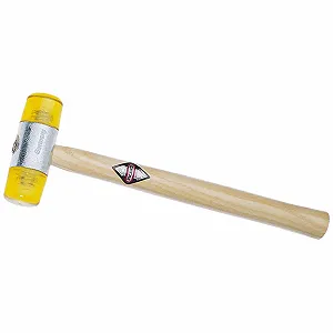 Пластиковый молоток Picard 2522001-27 250 г, коричневый/серебристый/желтый - Фото 1
