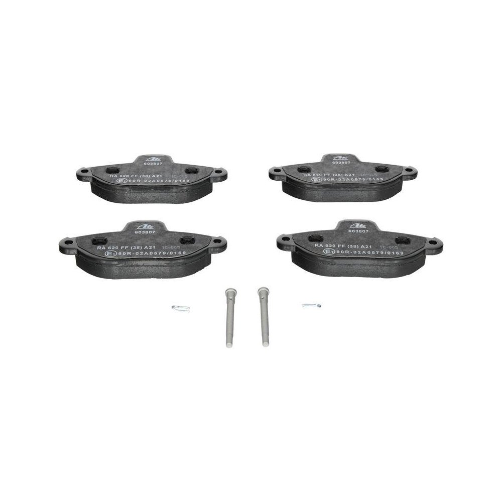 Комплект гальмівних колодок дискового гальма ATE 13.0460-3807.2 для FIAT передній міст, фото №1 Комплект гальмівних колодок дискового гальма ATE 13.0460-3807.2 для FIAT передній міст, фото №1