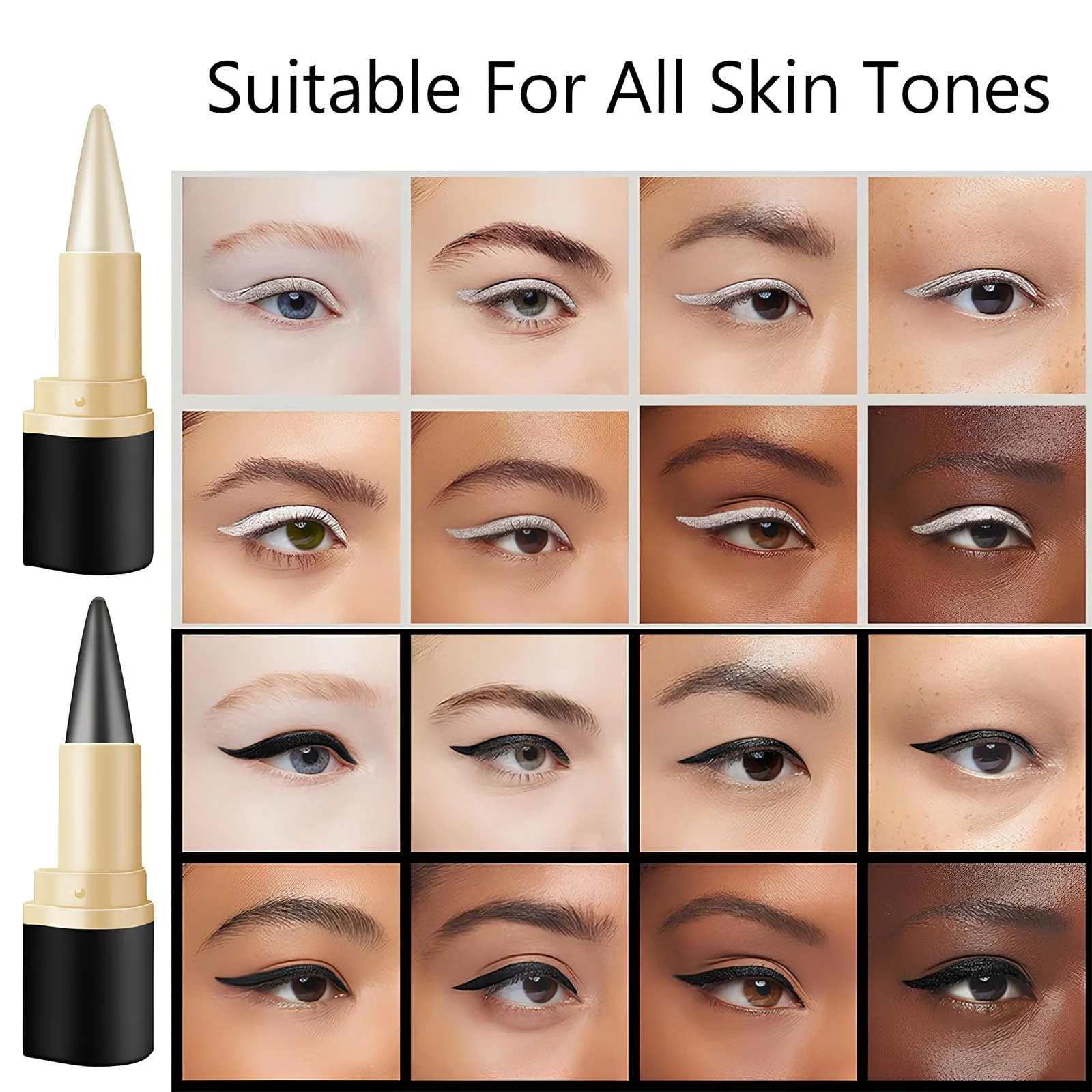 Карандаш Гель Водостойкий, не размазывающаяся Создает четкие линии Черный, фото №5