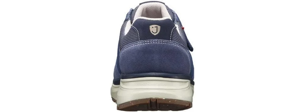 Кросівки на липучках JOYA Dynamo, сині, чоловічі кросівки на липучках з нубуку та текстилю, фото №4