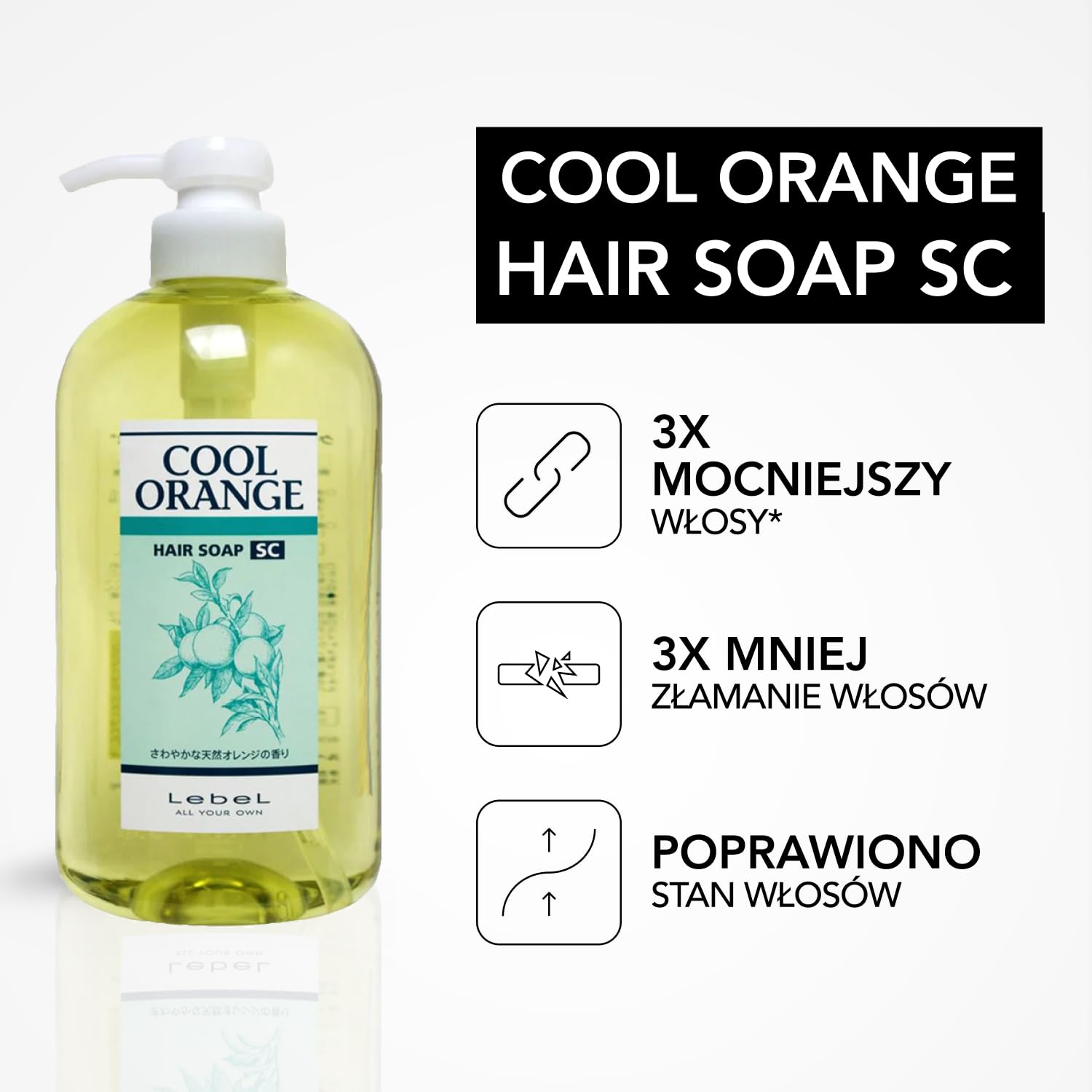 Шампунь LebeL Cool Orange SC 600 мл, фото №4