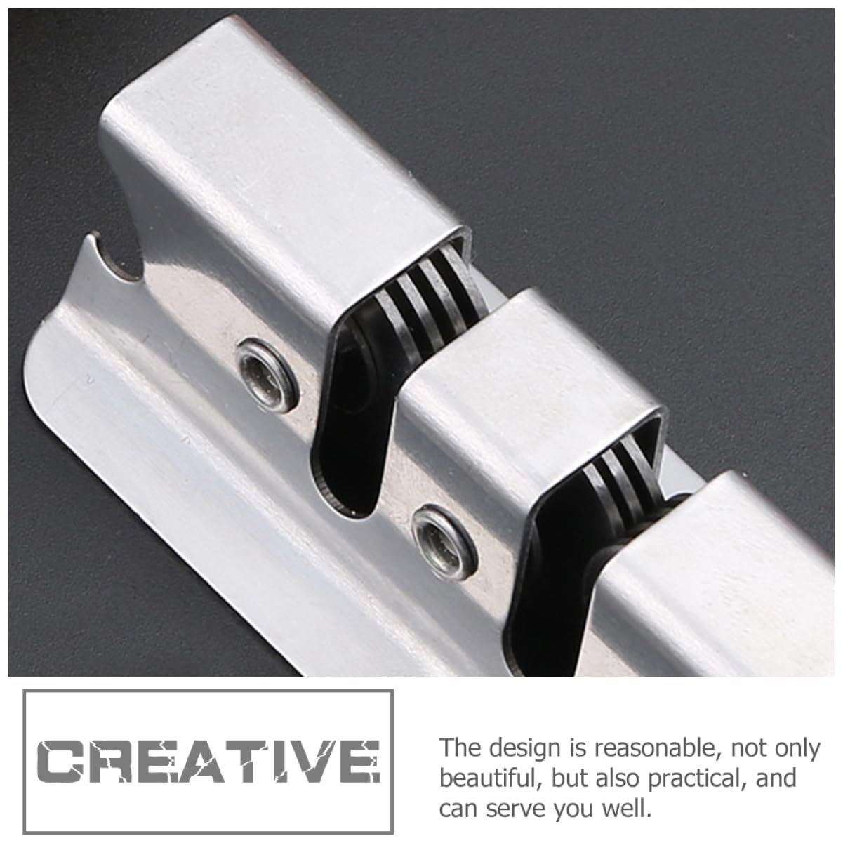 Точило для ножиць LIFKOME Edelstahl Ергономічна з отвором для підвішування з нержавіючої сталі, фото №7