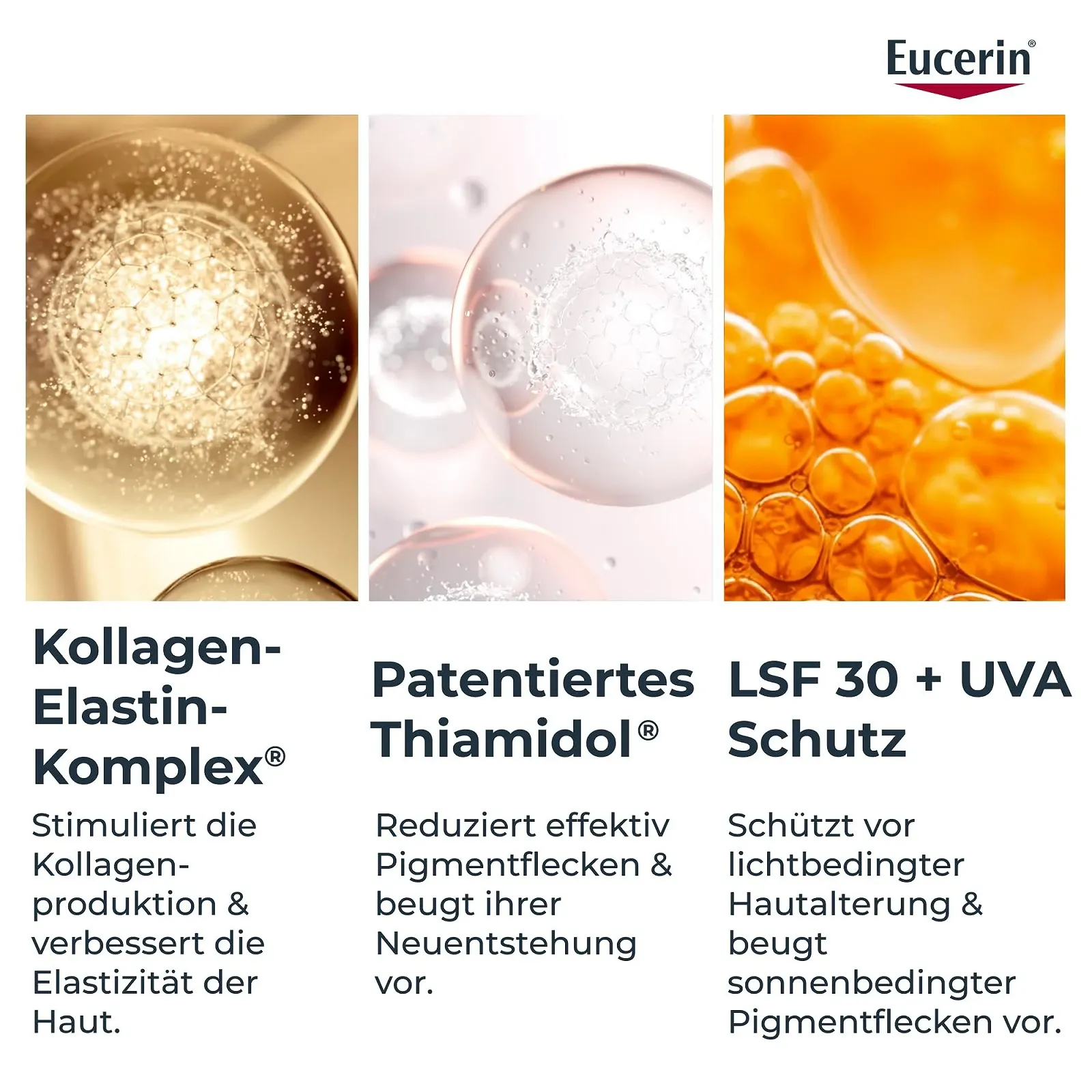 Денний крем Eucerin Hyaluronic Filler + Elasticity Rosé SPF 30 50 мл з рожевими пігментами, гіалуроновою кислотою та тіамідолом для зменшення зморшок та пігментних плям, фото №6