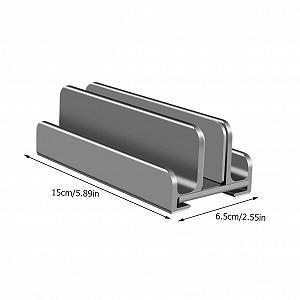 Подставка для ноутбука NUOBESTY регулируемая вертикальная для дома/офиса, стабильная, компактный органайзер для рабочего стола synthetic.ua - Фото 1