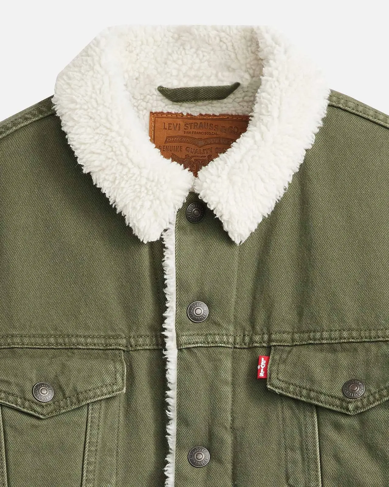 Джинсова куртка Levis - Type 3 Sherpa Trucker Forest Night - S, фото №6 Джинсова куртка Levis - Type 3 Sherpa Trucker Forest Night - S, фото №6