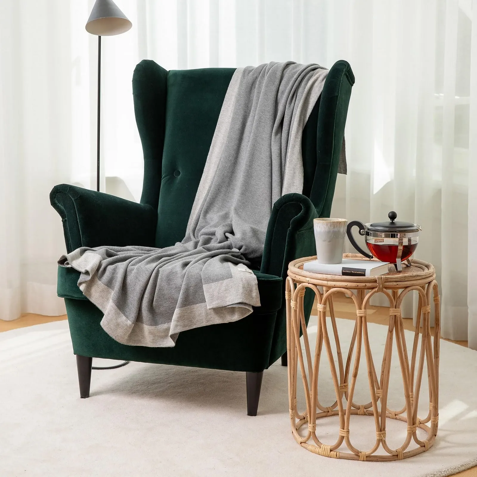 Плед Cuddly 200 x 150 см, 100% хлопок, именной, пушистый, мягкий, для кровати, дивана и кушетки, дышащий, гипоаллергенный, покрывало, плед, фото №3