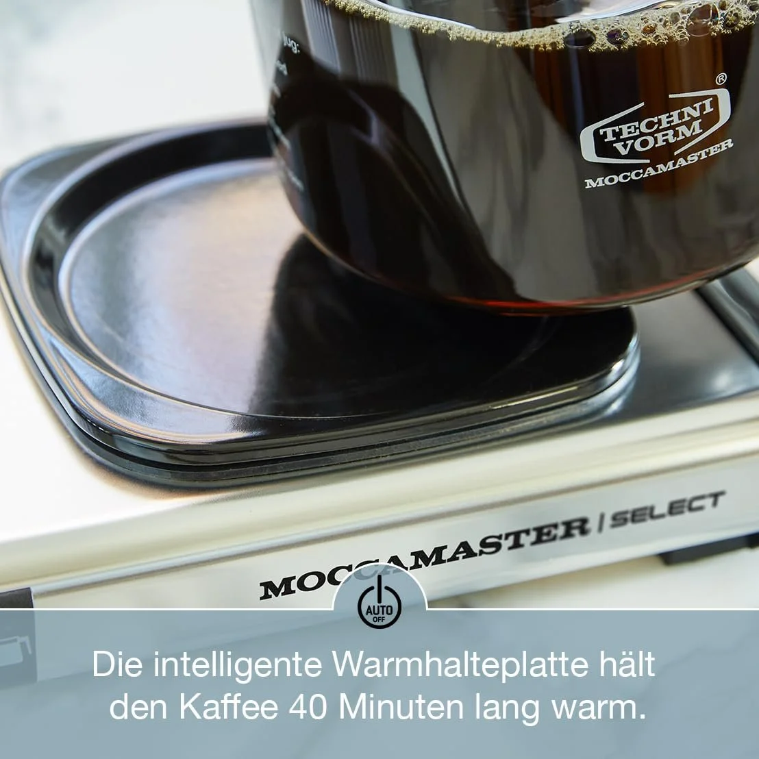 Кофеварка капельная Moccamaster KBG Select Желтая, 1,25 л, фото №4 Кофеварка капельная Moccamaster KBG Select Желтая, 1,25 л, фото №4