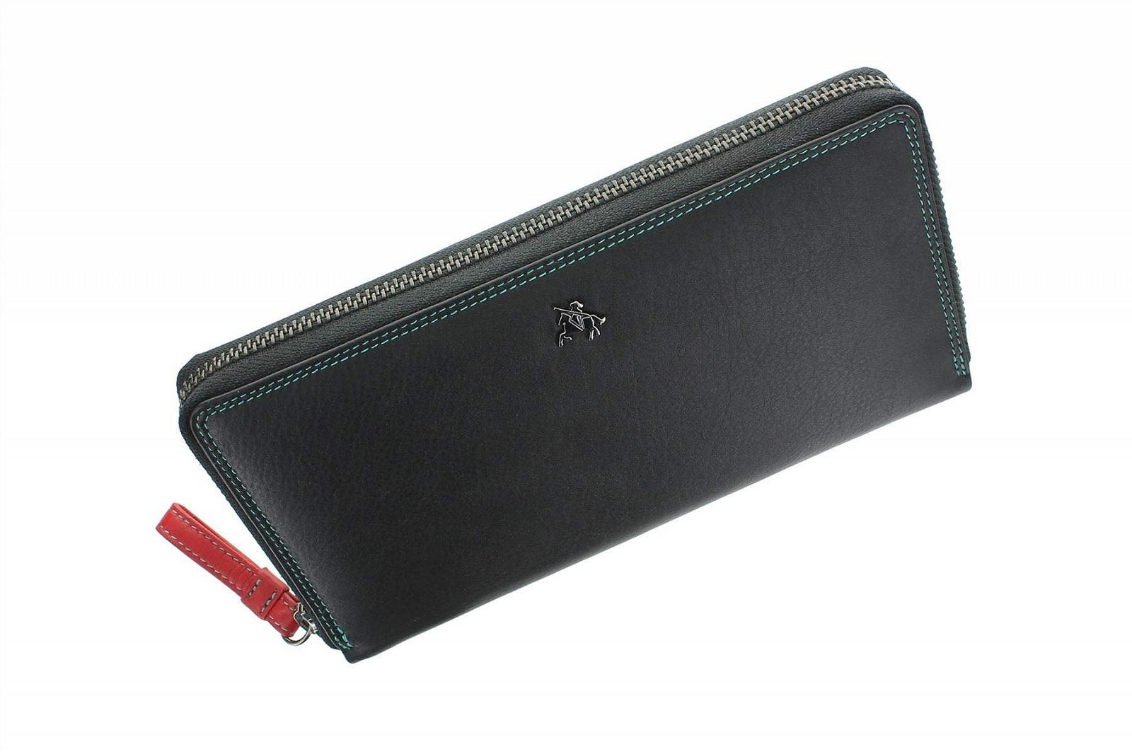 Кошелек Visconti Spectrum Collection IRIS Кожаный с молнией и RFID защитой SP33, фото №5