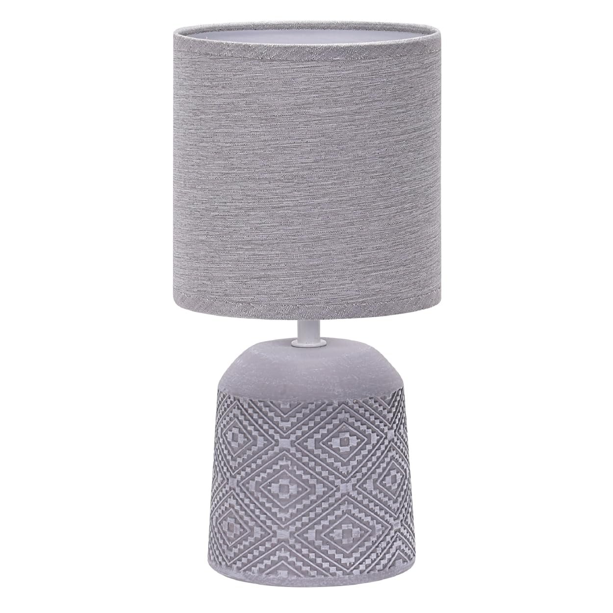 Настільна лампа Luxus Vienna H 30 x Діаметр 15 E14 Кераміка Сірий, фото №1