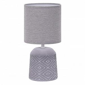 Настільна лампа Luxus Vienna H 30 x Діаметр 15 E14 Кераміка Сірий - Фото 1