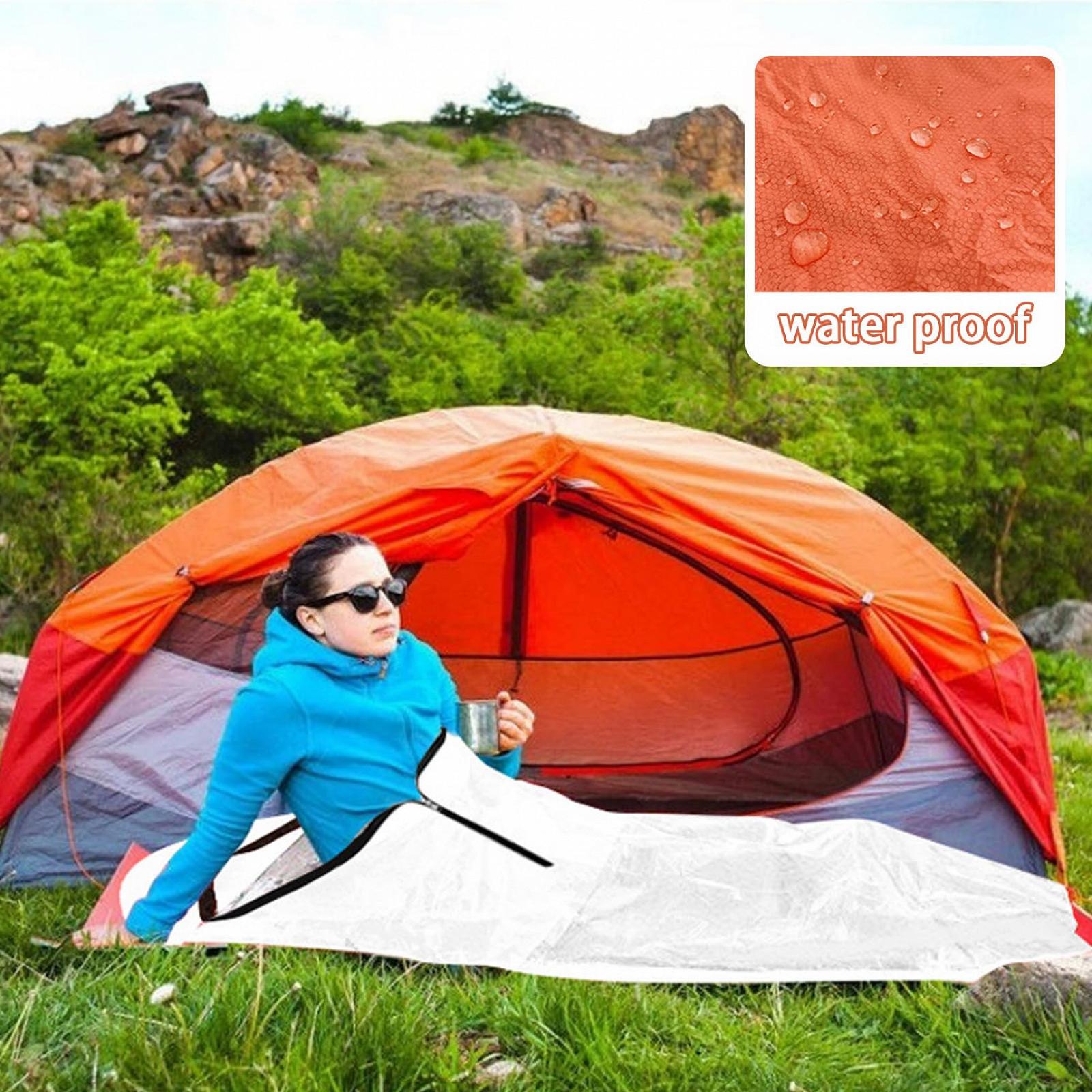 Спальний мішок Survival Bag Emergency Bag Lightweight Backpack Waterproof Bivvy, фото №4